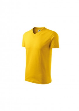 Malfini Ανδρικό Διαφημιστικό T-shirt Κοντομάνικο σε Κίτρινο Χρώμα MLI-10204