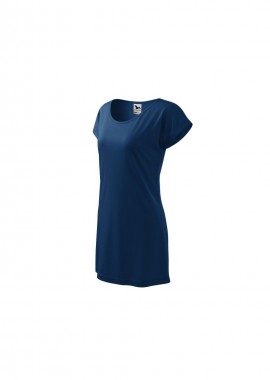 Malfini Καλοκαιρινό Mini T-shirt Φόρεμα Μπλε MLI-12387