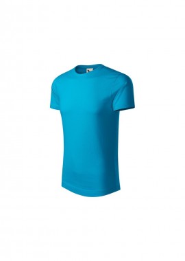 Malfini Ανδρικό Διαφημιστικό T-shirt Κοντομάνικο σε Τιρκουάζ Χρώμα MLI-17144