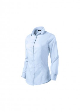 Malfini Μακρυμάνικο Γυναικείο Πουκάμισο Γαλάζιο MLI-26382