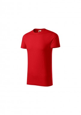 Malfini Ανδρικό Διαφημιστικό T-shirt Κοντομάνικο σε Κόκκινο Χρώμα MLI-17307