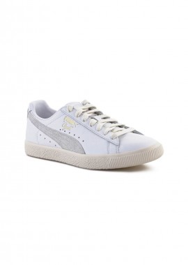 Puma Clyde Base Sneakers White / Frosted Ivory / Gold 390091-01