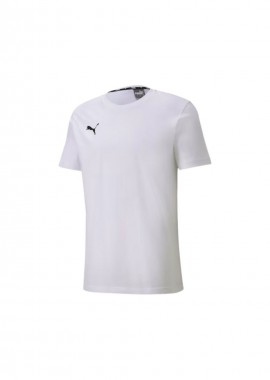 Puma TeamGoal 23 Ανδρικό T-shirt Λευκό με Λογότυπο 656578-04