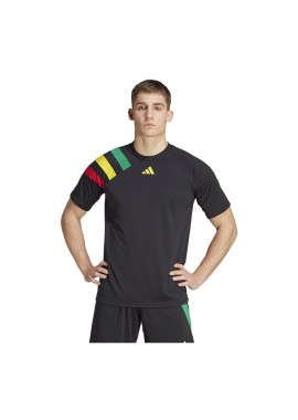 Adidas Fortore 23 Ανδρικό Αθλητικό T-shirt Κοντομάνικο Μαύρο IK5737