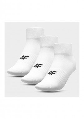 4F M204 4FAW23USOCM204-10S Αθλητικές Κάλτσες Λευκές 3 Ζεύγη