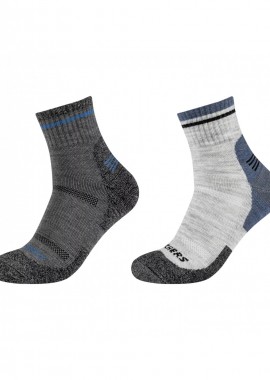Skechers SK42052-9300 Αθλητικές Κάλτσες Πολύχρωμες 2 Ζεύγη