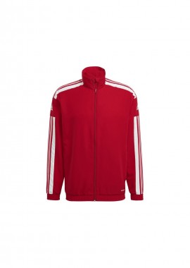 Adidas Squadra 21 Pre Training Ανδρική Φούτερ Ζακέτα με Τσέπες Κόκκινη GP6446