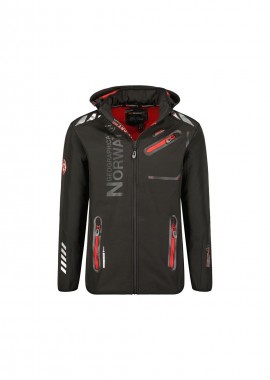 Geographical Norway Softshell Jacket Royaute DB 068 M WY2000HGNBlack Red