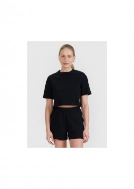 Women's crop top tshirt 4F 4FWSS25TTSHF197720S