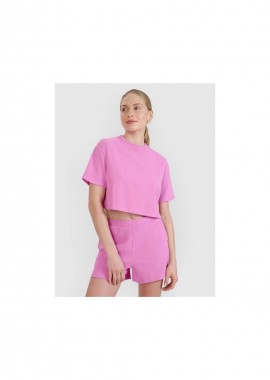 Women's crop top tshirt 4F 4FWSS25TTSHF197754S