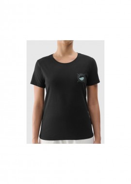 Women's regular printed Tshirt 4F 4FRSS24TTSHF254720S
