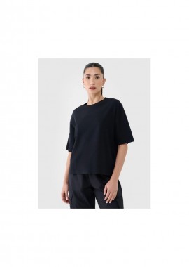 Women's regular waffle knit Tshirt 4F 4FRSS25TTSHF265120S