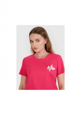 Women's regular printed Tshirt 4F 4FRSS25TTSHF269354S