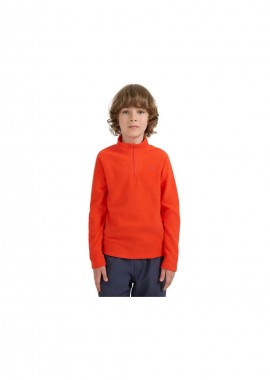 Fleece sweatshirt for boy 4F M058 red 4FJWAW25UFLEM058 62S