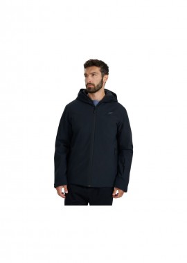 Men's ski jacket 4F M0787 deep black 4FWAW25TTJAM0787 20S