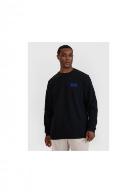 Men's oversize longsleeve with print 4F 4FWSS25TLONM39020S