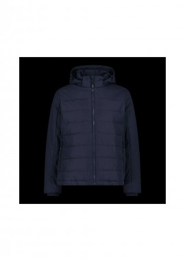 CMP men's winter jacket with hood sports insulated navy blue 34K0147N950
