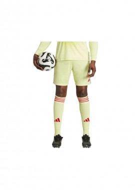 Men's adidas Tiro 24 shorts yellow and red JI6090