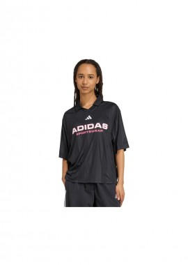 adidas Tiro Q4 Polo Women's TShirt Black JN2749