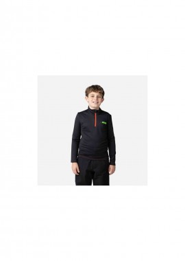 ROSSIGNOL Boy Hero 12 Zip Warm Stretch Sweatshirt Black