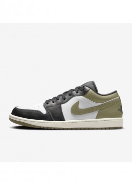 Jordan 1 Low Black Toe Medium Olive 553558092 MBS