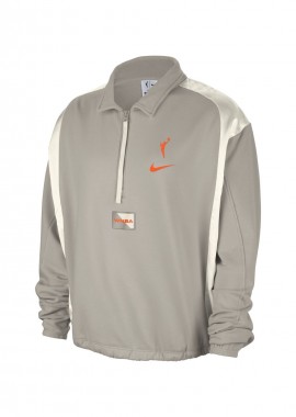 Team 13 Women's Nike WNBA Fleece Top College GreyPhantomBrilliant Orange HF6444009 MBS