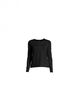 CASALL Essential Mesh Detail Long Sleeve Tshirt black