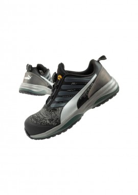 Puma Charge Black Disc Low S1P ESD HRO SRC Work Shoes Black BOA