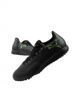 Puma men's sports shoes Future 8 Play TT turf football shoes black green