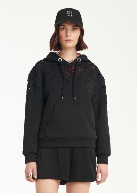 Cutcuutur - Hooded Sweatshirt In Black