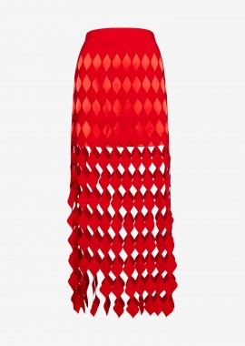 Cutcuutur - Maxi Skirt in Red