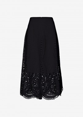 Cutcuutur - Midi Cloche Skirt in Black