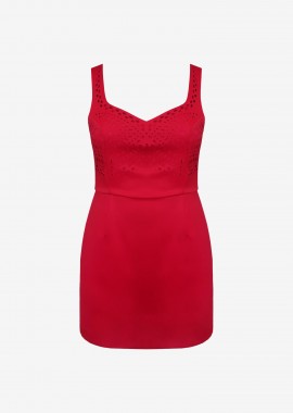 Mini Dress in Red