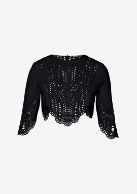 Long Sleeved Top in Black