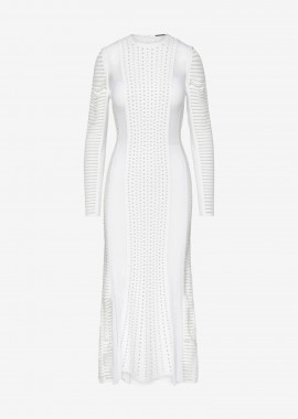 Long Sleeved Dress in White