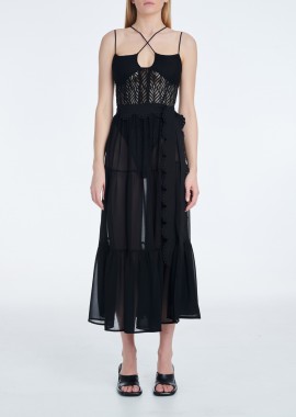 Sheer Cover-Up in Black