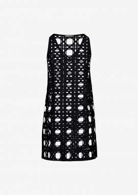 Oversized Tank Top in Black