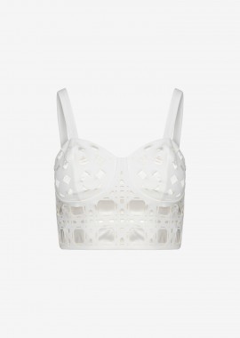 Bustier Top in White