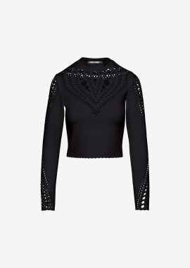 Cropped Top in Black