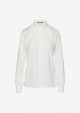Cutcuutur - Long-Sleeved Shirt in White