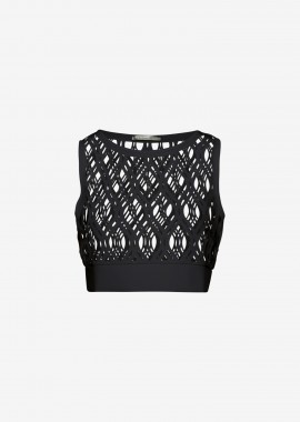Sleeveless Top in Black