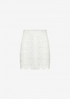Mini Skirt in White