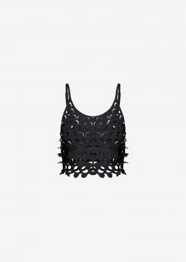 Cropped Camisole in Black