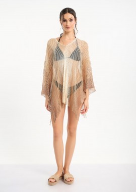 Τοπ BLE Πλεκτό Διάτρητο Με Κρόσια