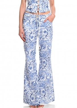 Παντελόνι WECOSS Paisley Print