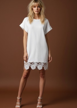 Φόρεμα DEJAVU Mini Με Δαντέλα