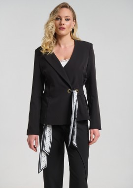 Σακάκι Με Διακοσμητικό Φουλάρι DEJAVU