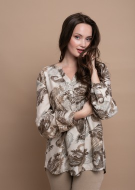 Μπλούζα/Πουκαμίσα Με Λαχούρια OPEN