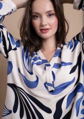 Πουκαμίσα Με Σχέδιο Loose Fit OPEN