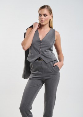 Γιλέκο Tailored με Κουμπιά